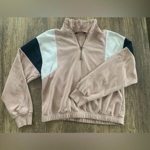 Small pink 1/4 zip